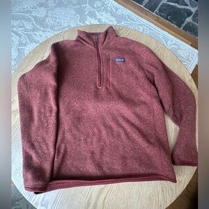 Men’s better sweater, quarter zip size medium good condition